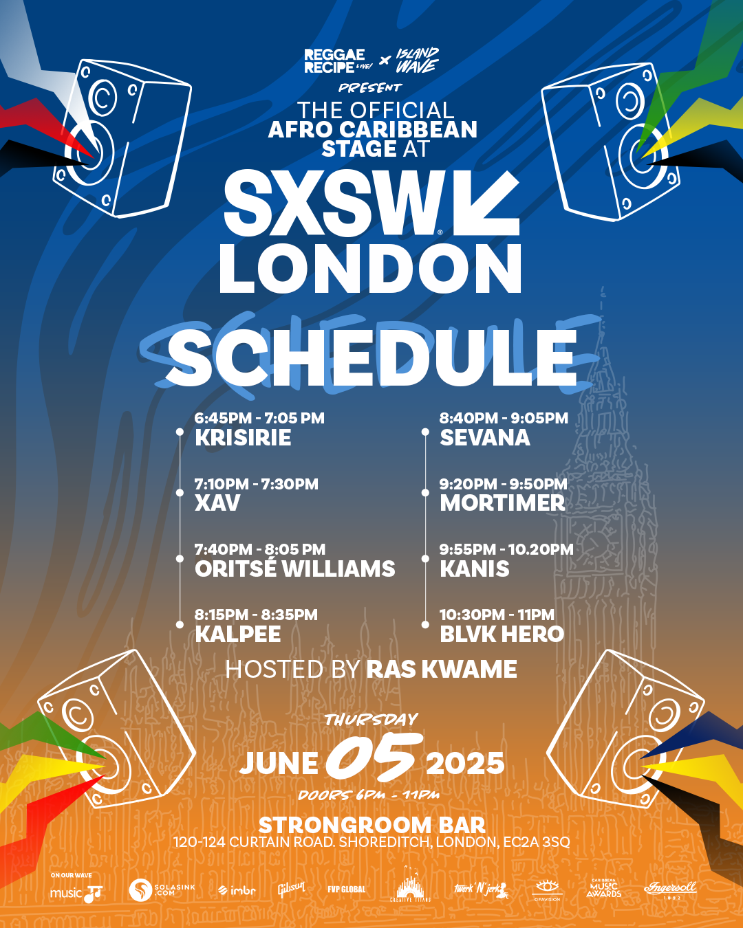 Island Wave SXSW London 2025 Schedule